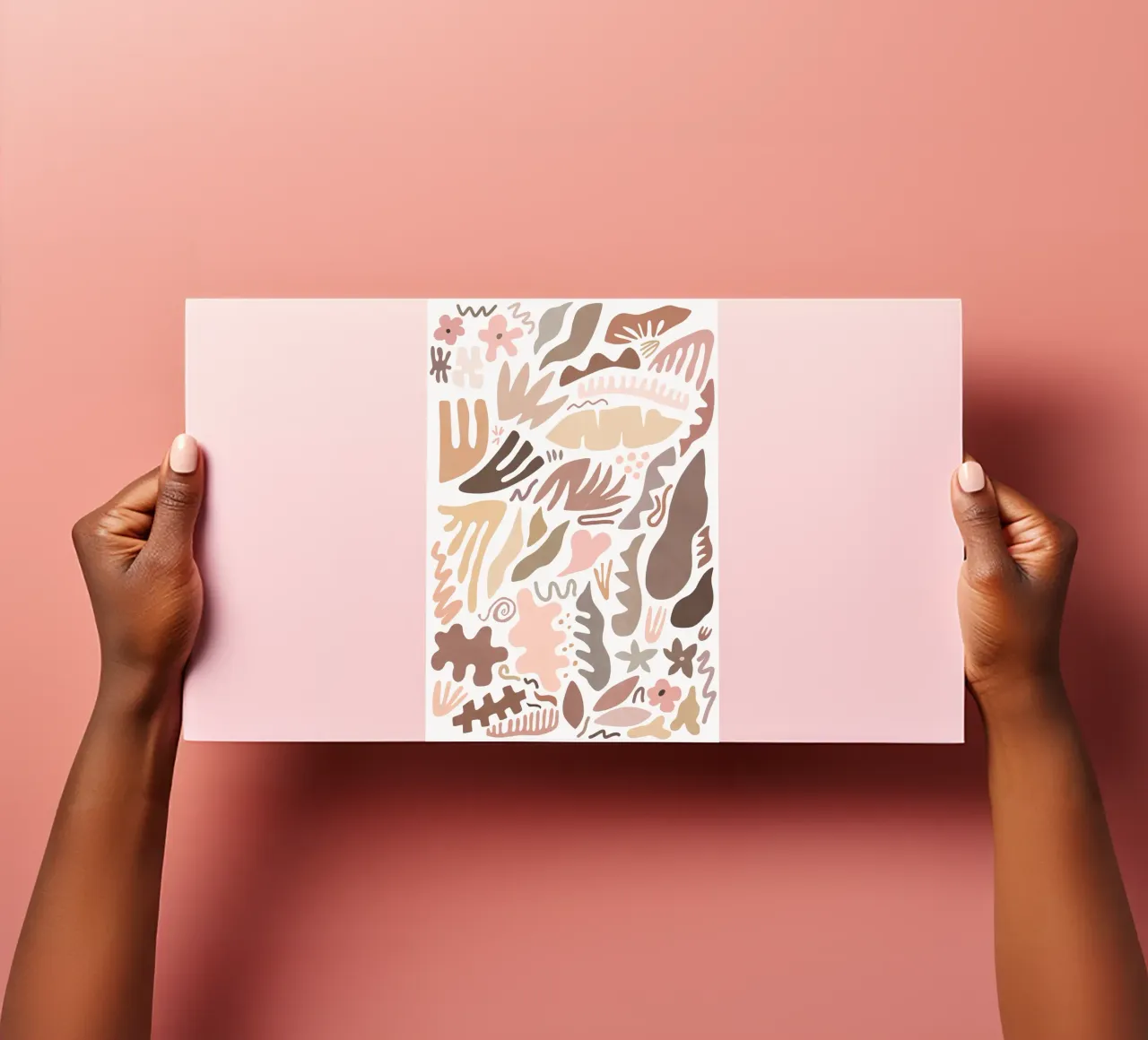 Blush Flora I stickervel van amini54