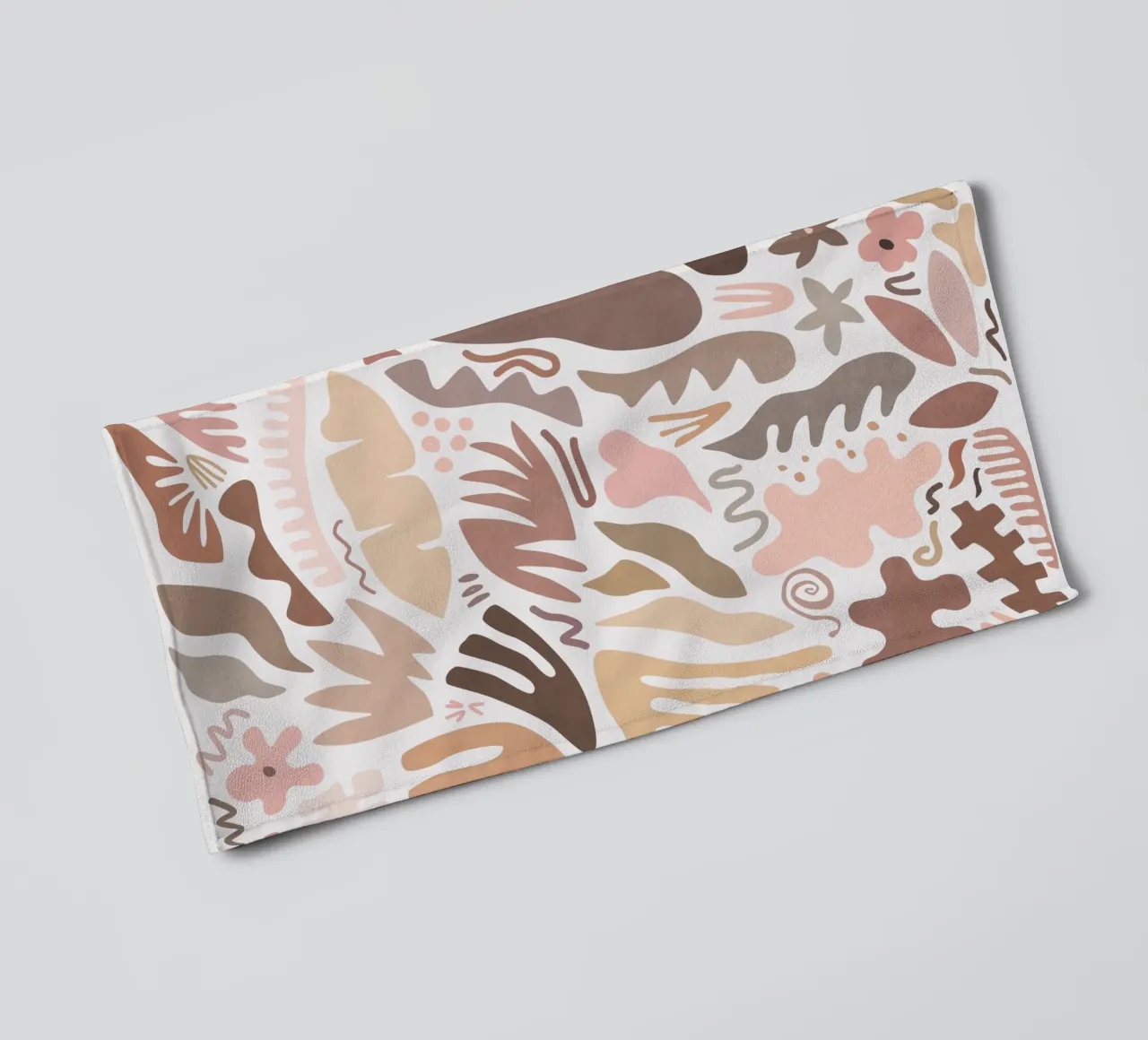 Blush Flora I towel by amini54