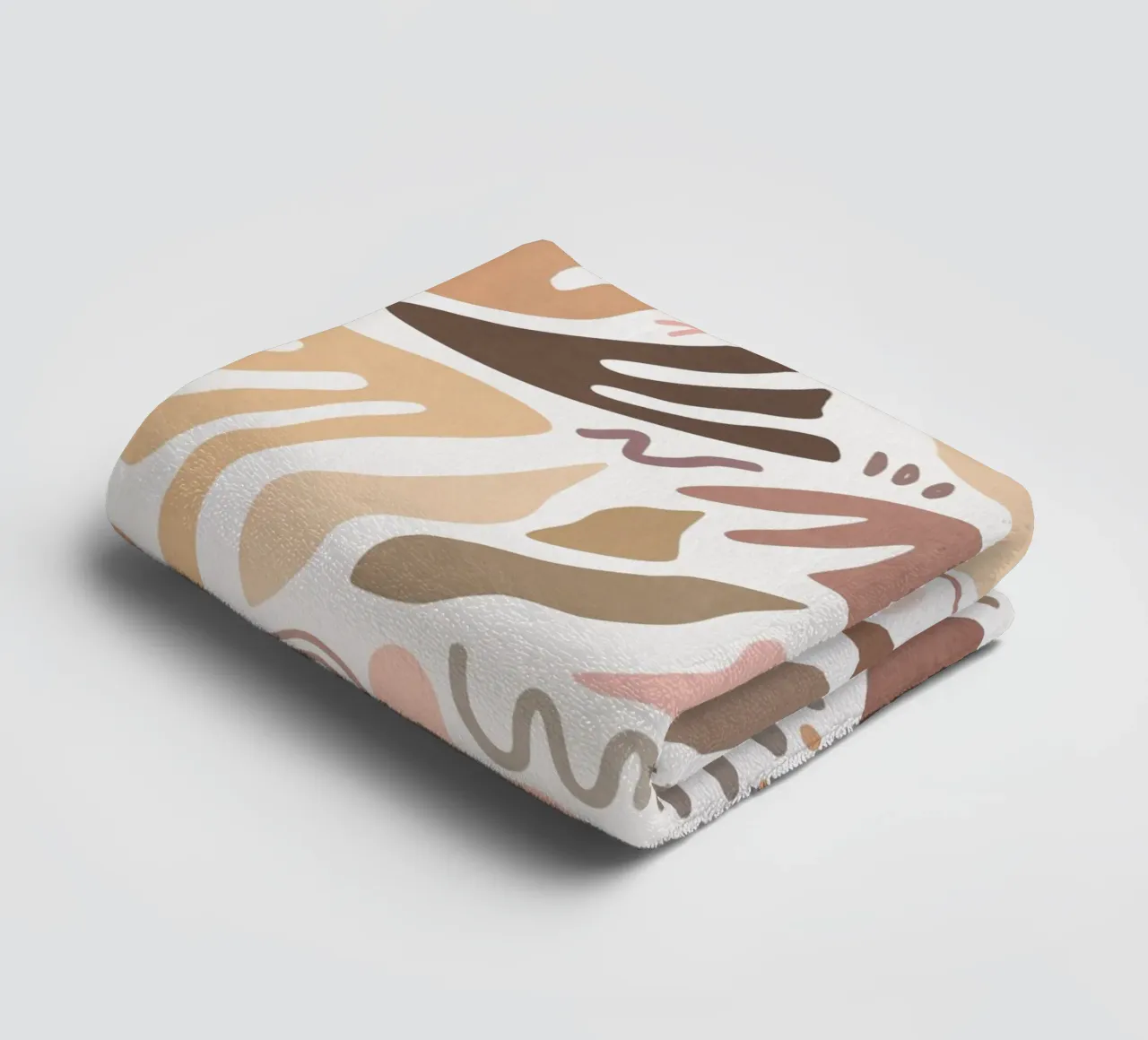 Blush Flora I towel by amini54