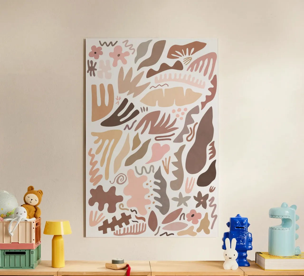 Blush Flora I plexiglass da amini54