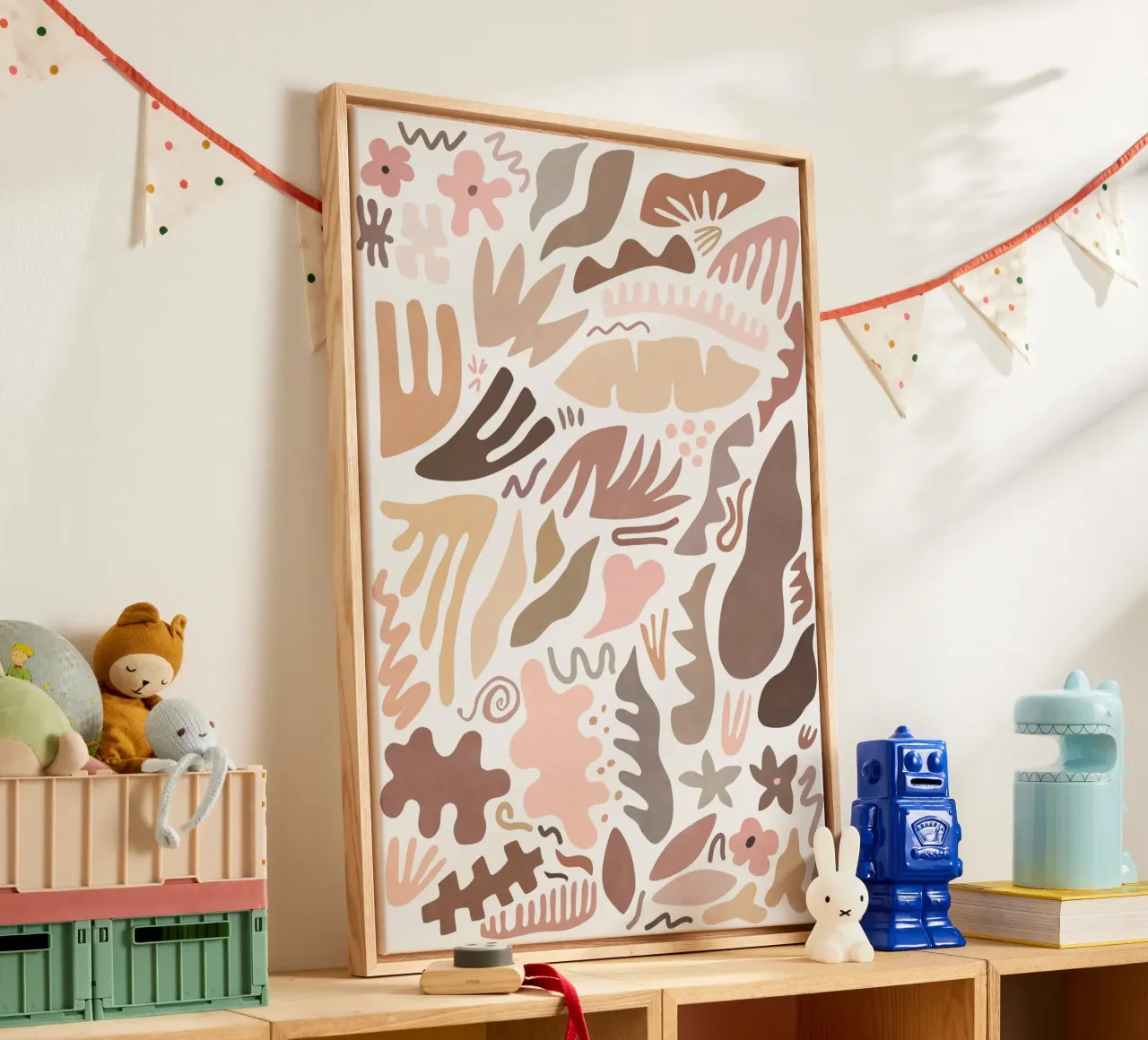 Blush Flora I tela da amini54