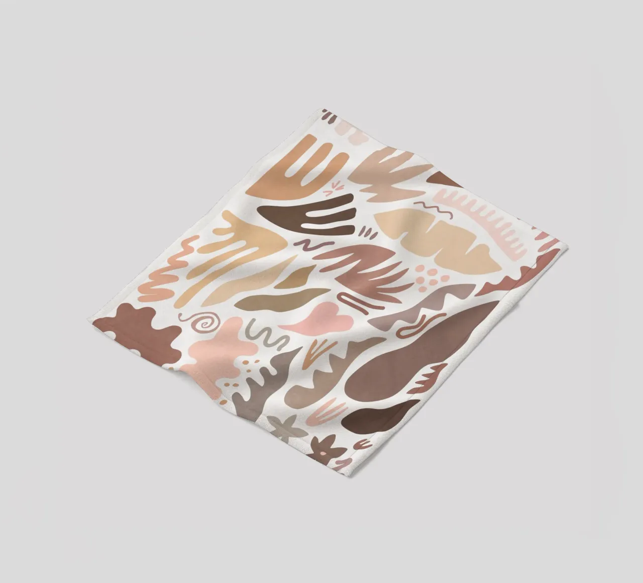 Blush Flora I fleece blanket by amini54