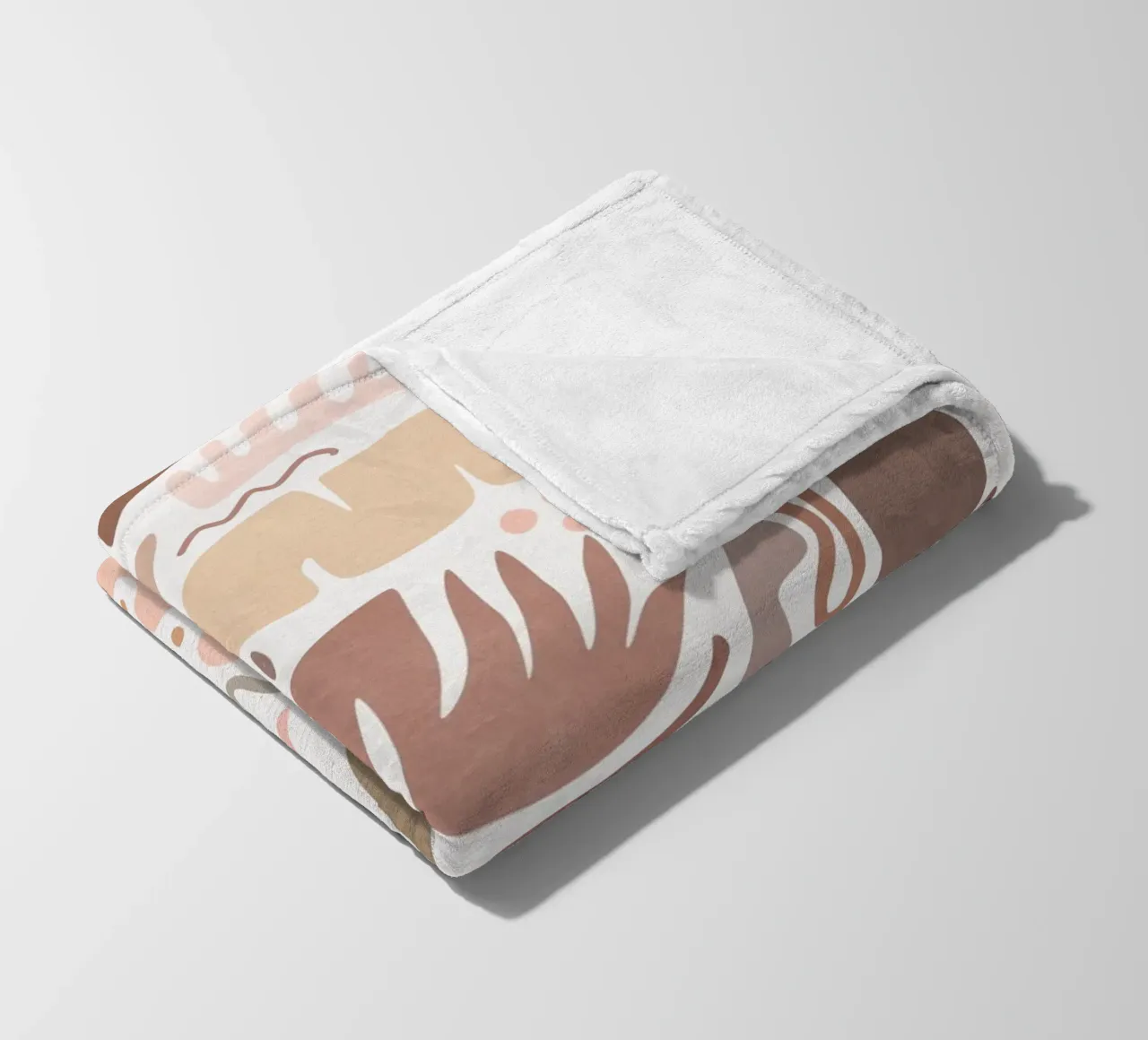 Blush Flora I fleece blanket by amini54