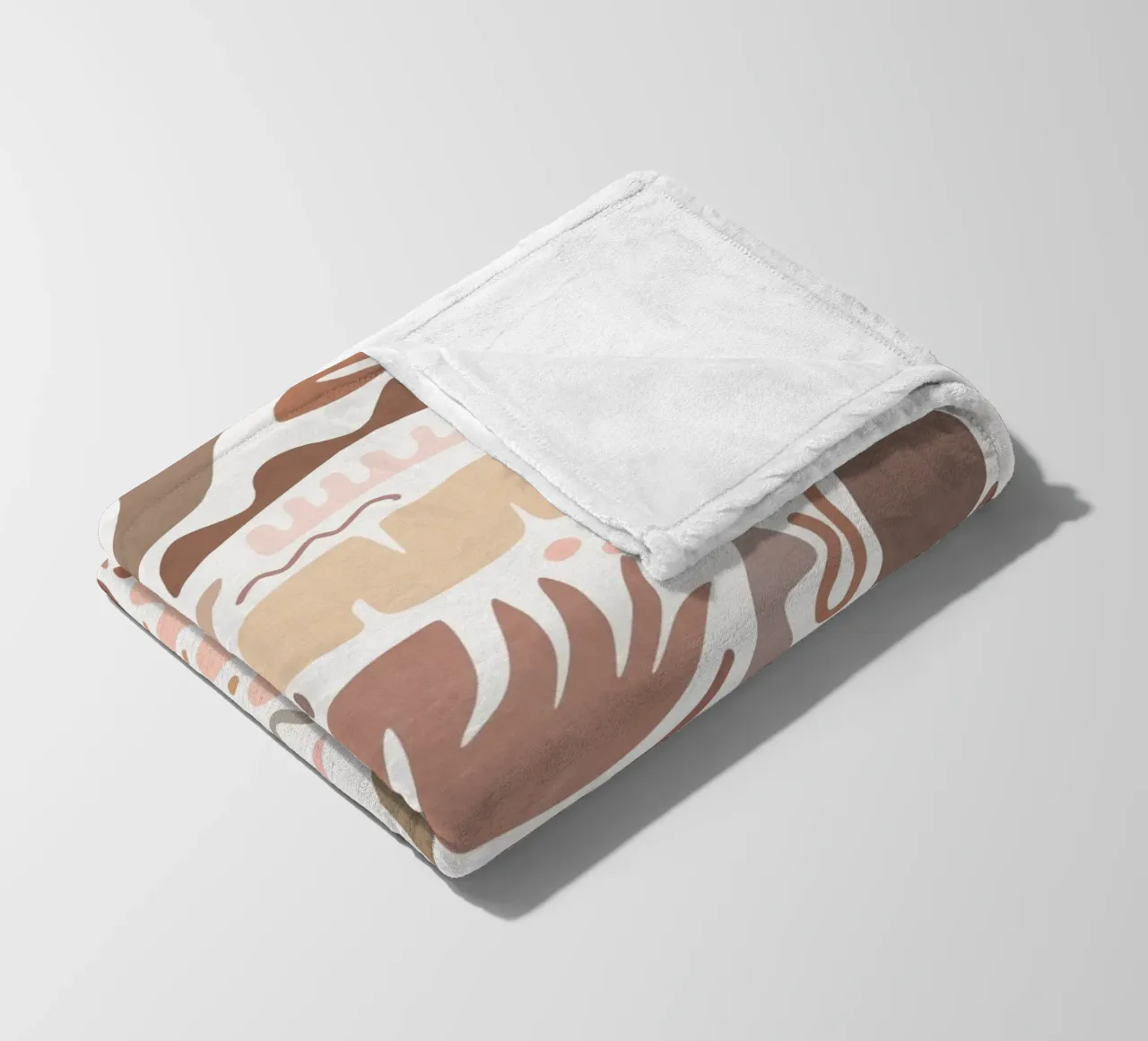 Blush Flora I fleece blanket by amini54