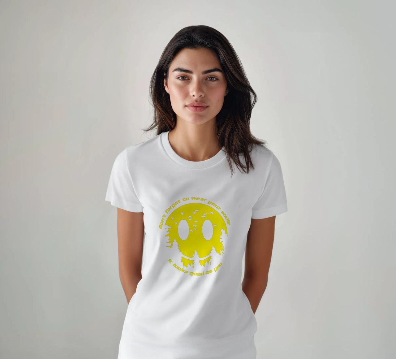 Vergessen Sie nicht, Ihr Lächeln zu tragen T-Shirt von Gunawan Rb