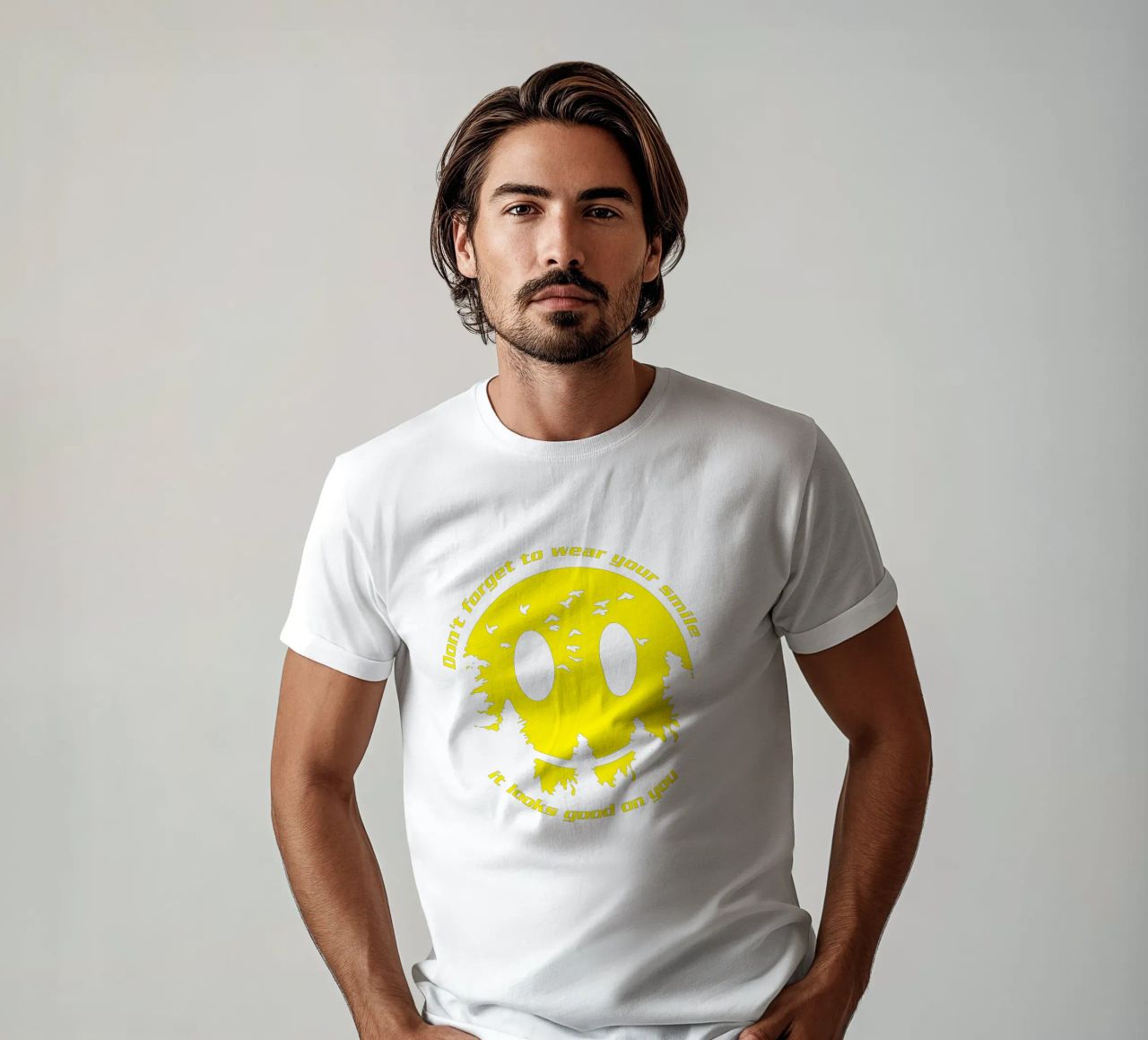 Vergessen Sie nicht, Ihr Lächeln zu tragen T-Shirt von Gunawan Rb