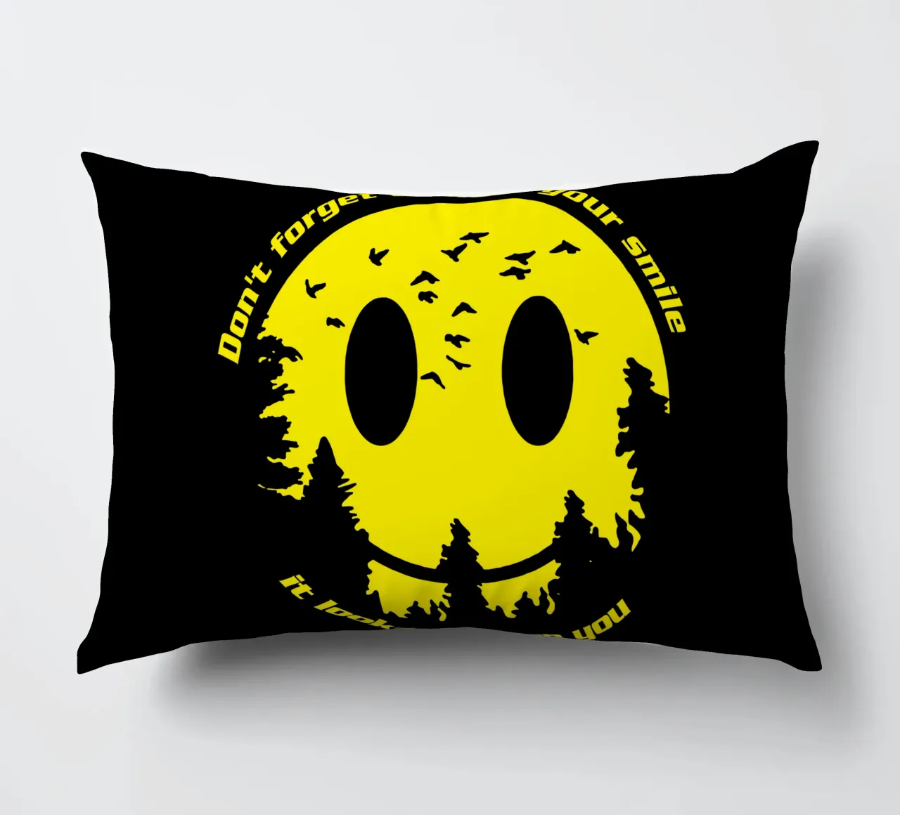 Non dimenticate di indossare il vostro sorriso cuscino da Gunawan Rb