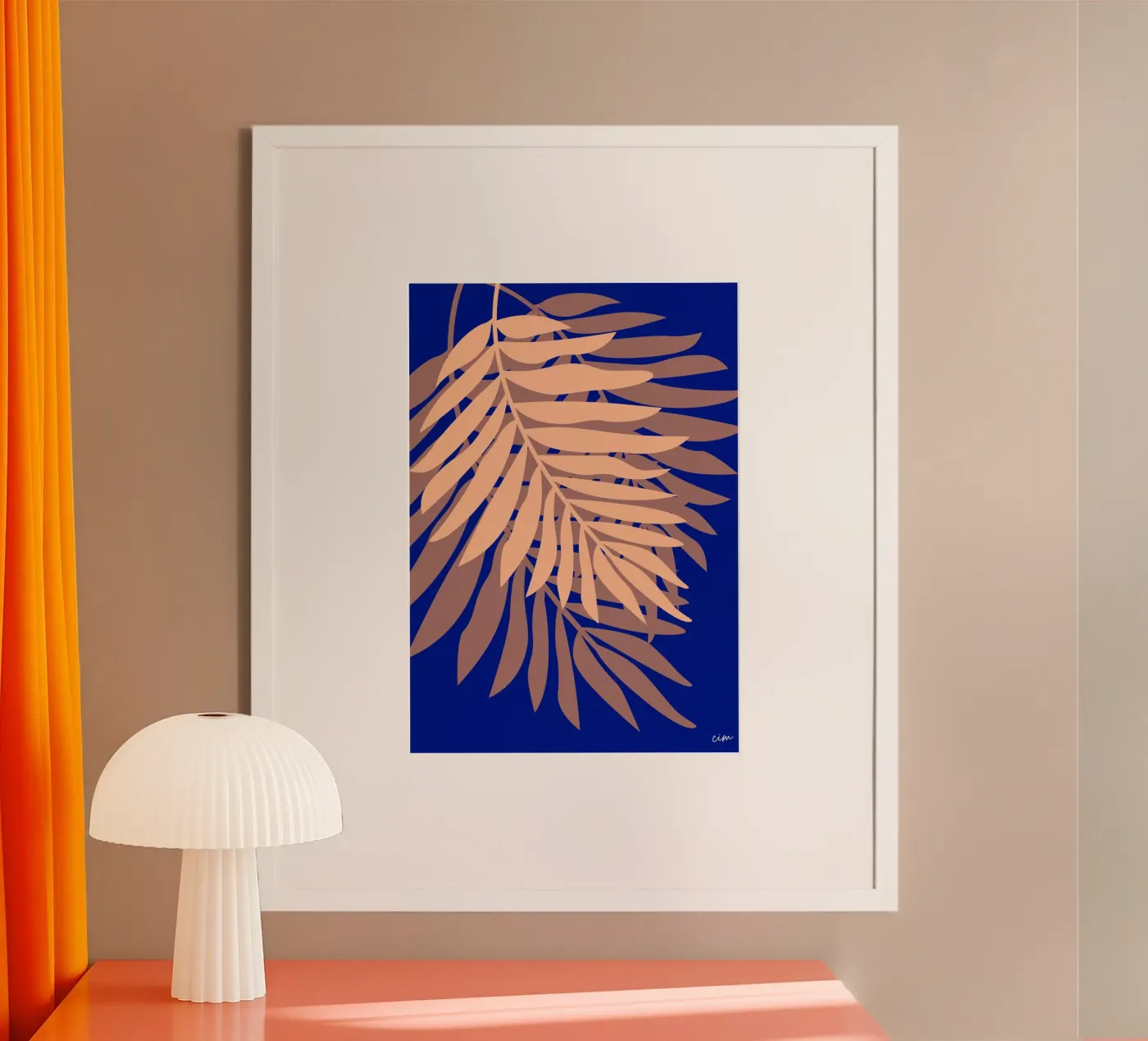 Palm tree poster van cim_art