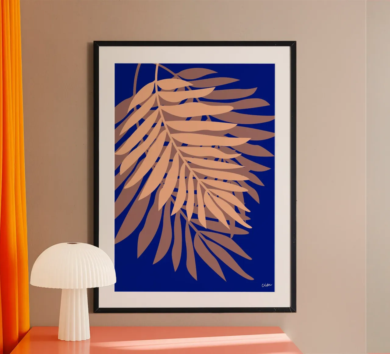 Palm tree poster da cim_art