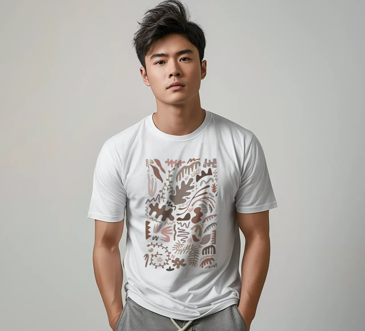 Blush Flora II t-shirt da amini54
