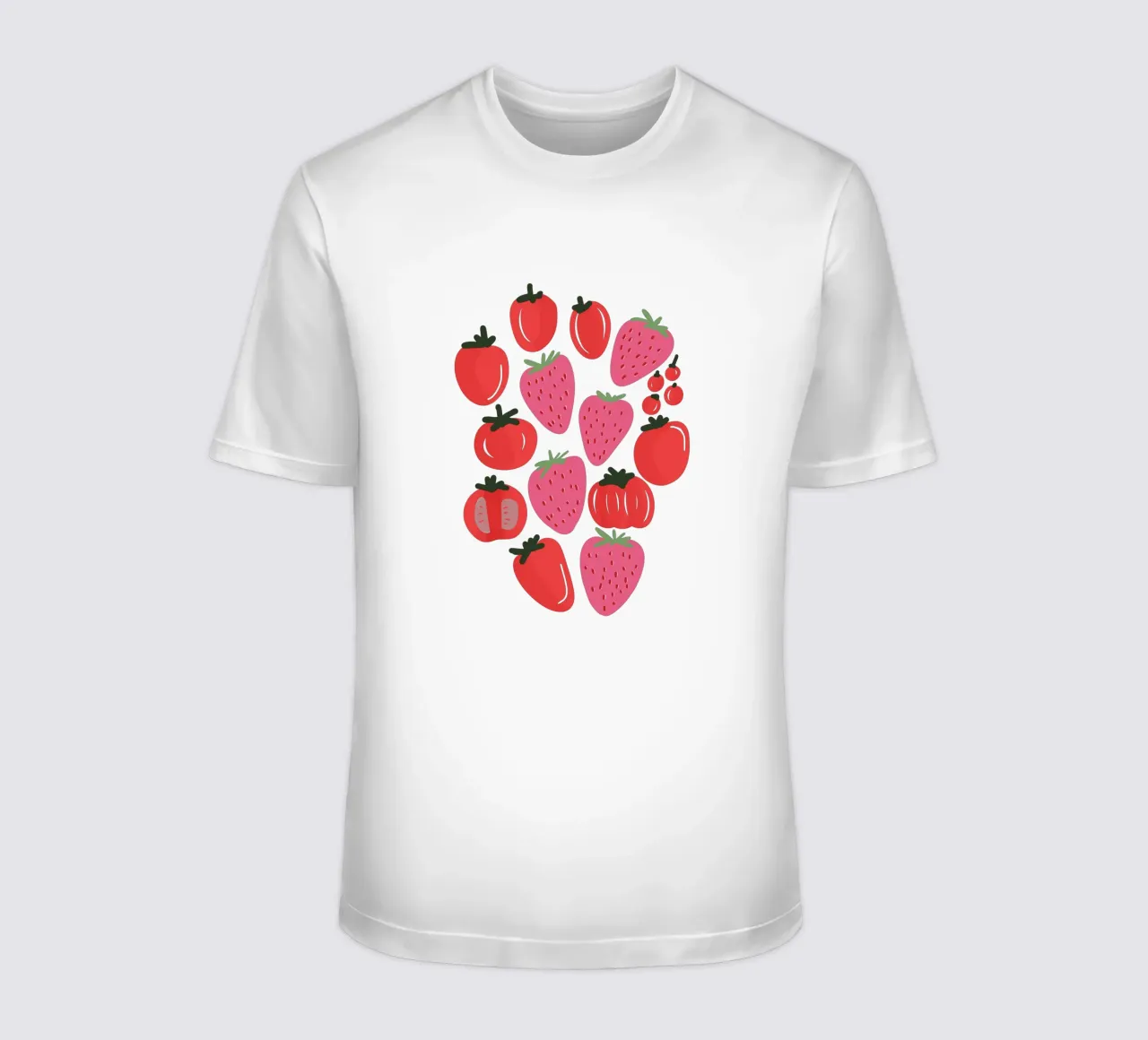 Tomatoes and Strawberries t-shirt da anisillustration