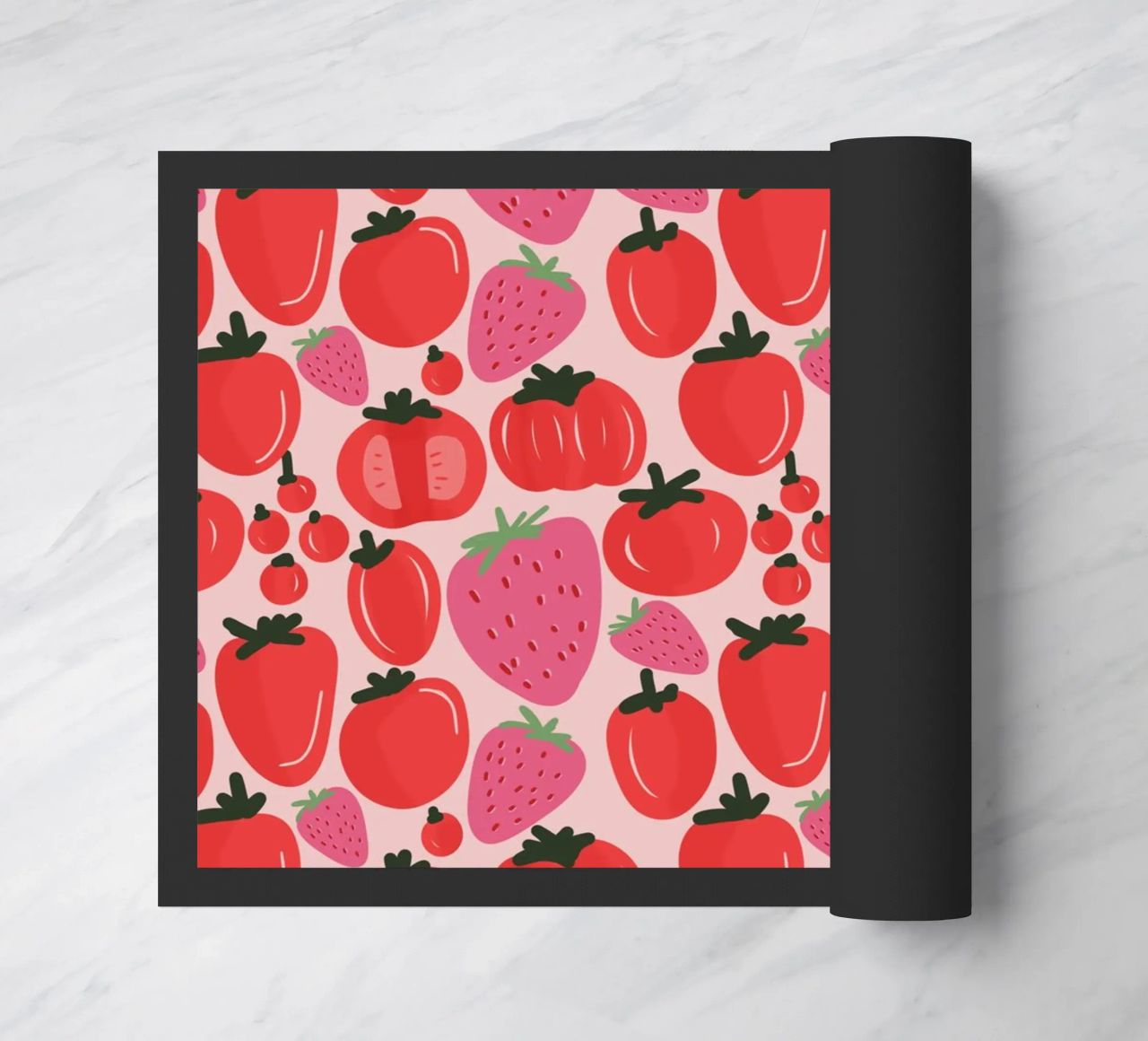 Tomatoes and Strawberries zerbino da anisillustration