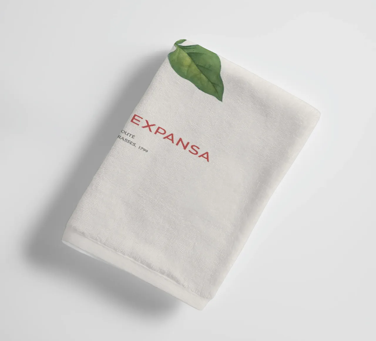 Neuseeländischer Spinat oder Tetragonia Expansa Handtuch von Vintagrafica