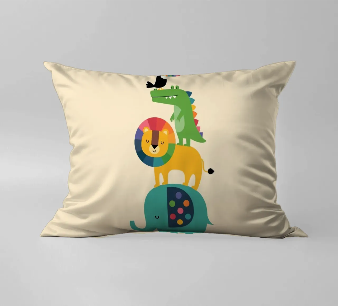 Safari arcobaleno cuscino da Andy Westface