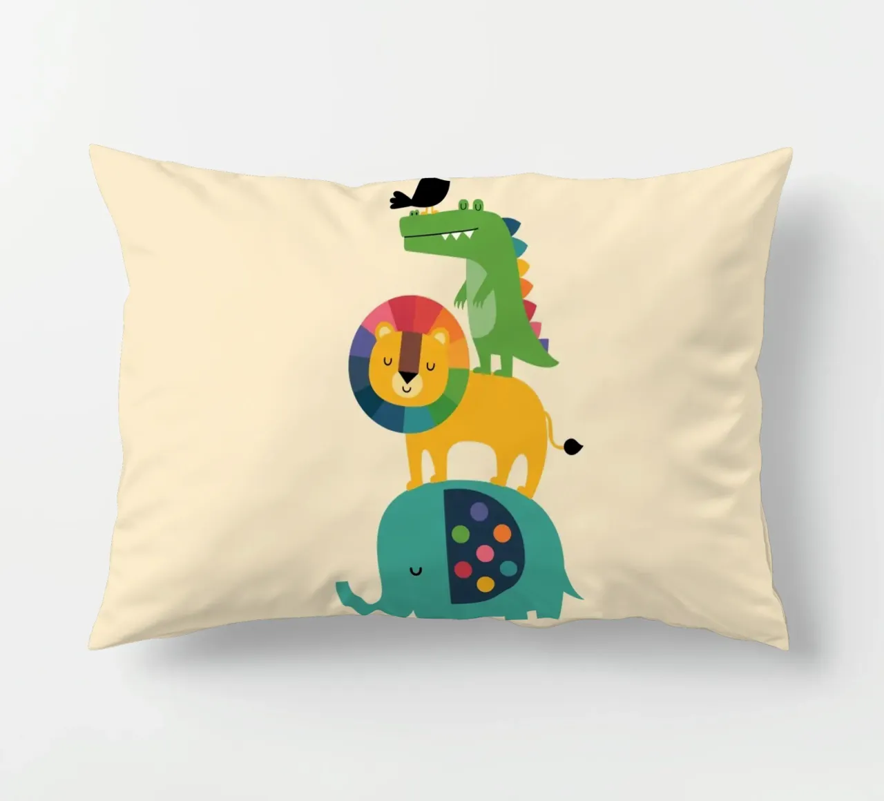 Safari arcobaleno cuscino da Andy Westface