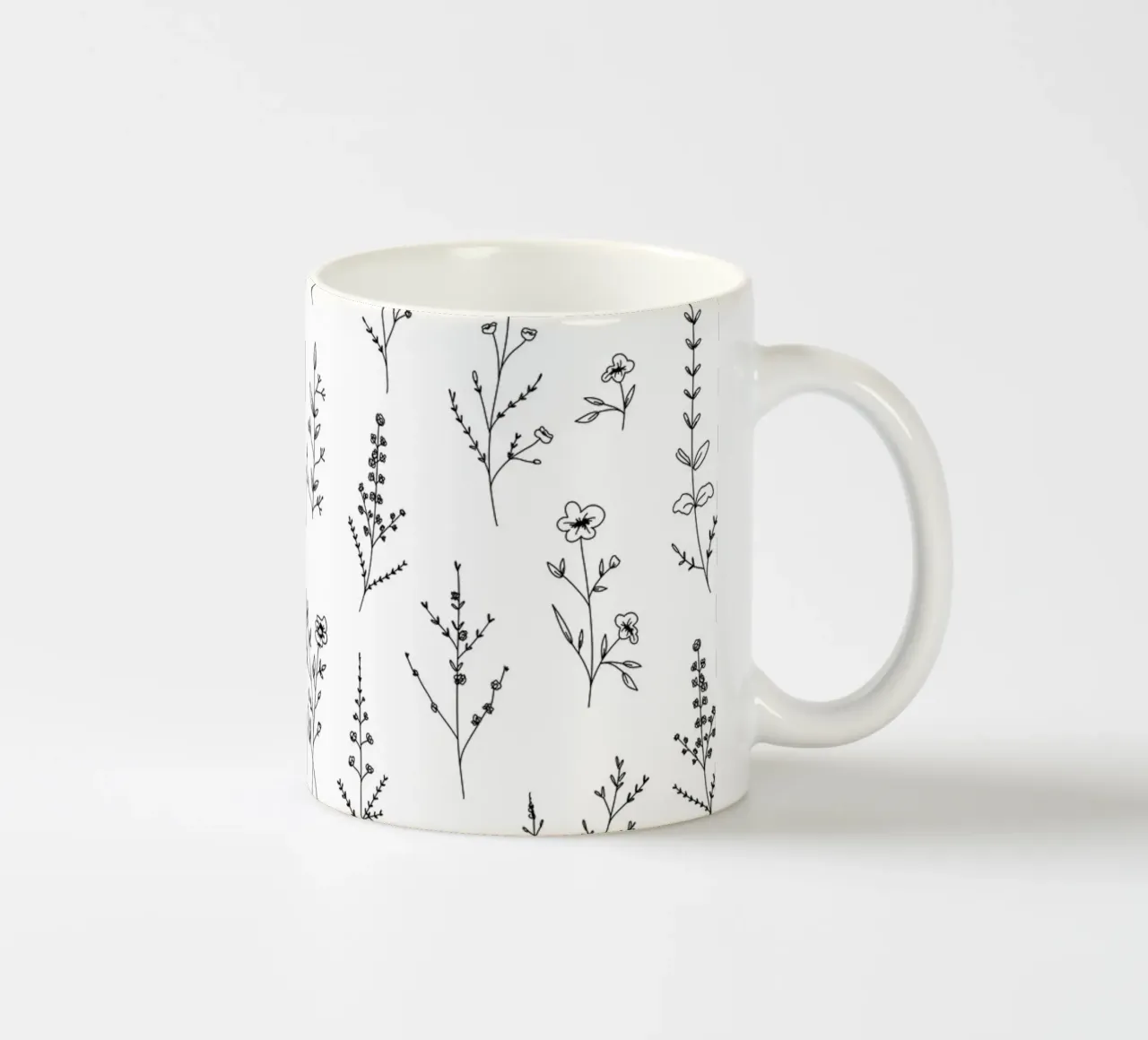 New Wildflowers Pattern tazza in ceramica da anisillustration