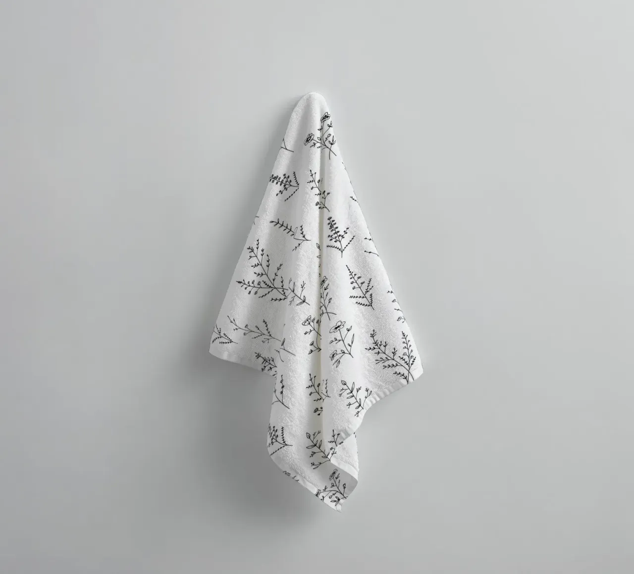 New Wildflowers Pattern asciugamano da bagno da anisillustration