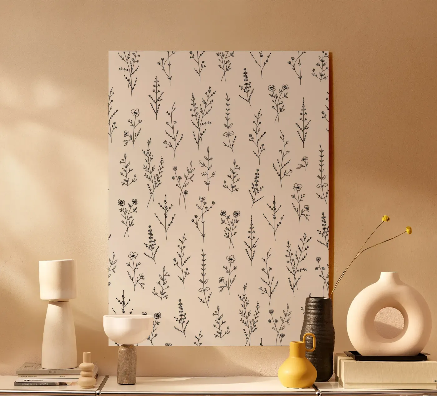New Wildflowers Pattern plexiglass da anisillustration