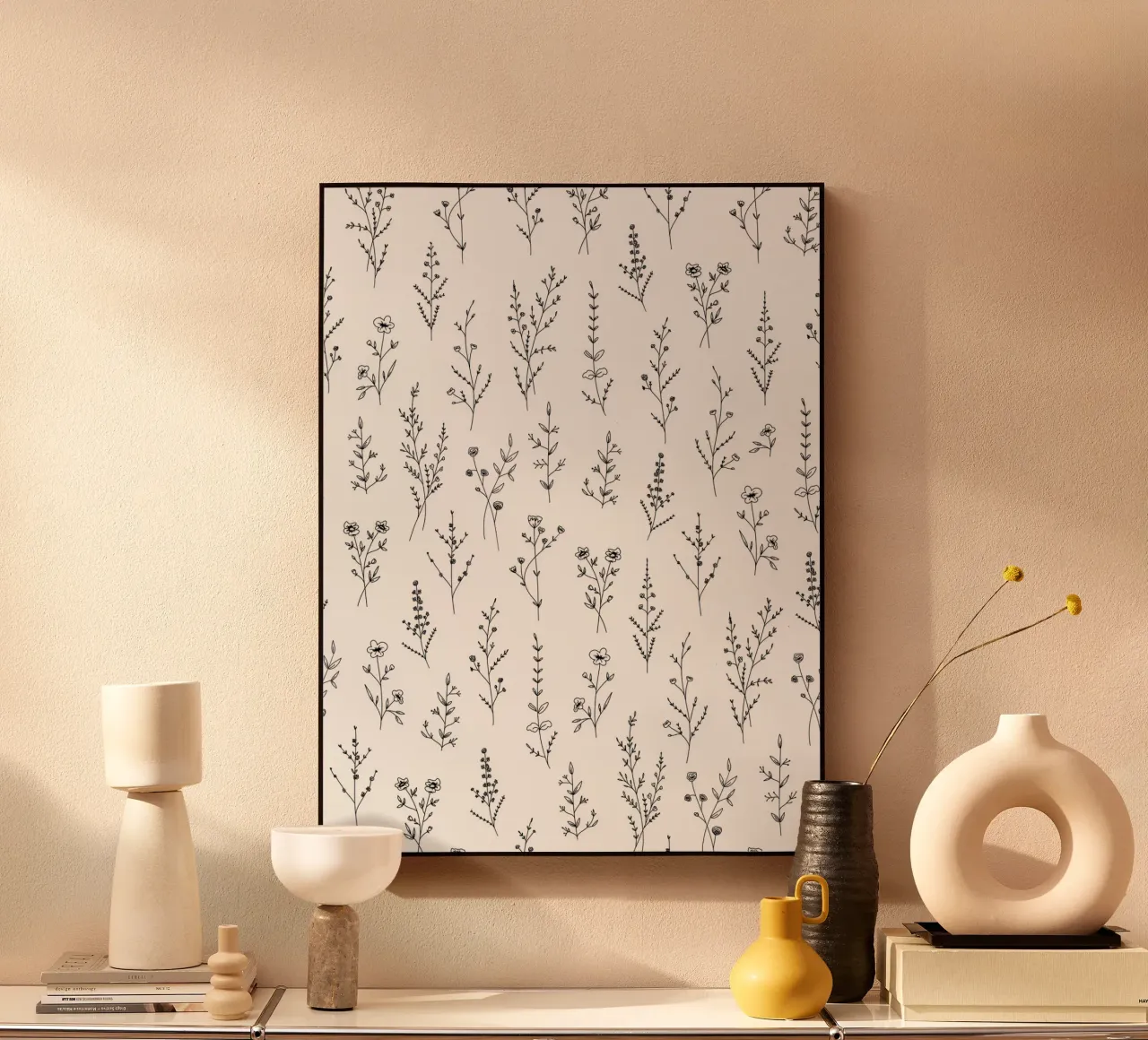 New Wildflowers Pattern alu-dibond by anisillustration
