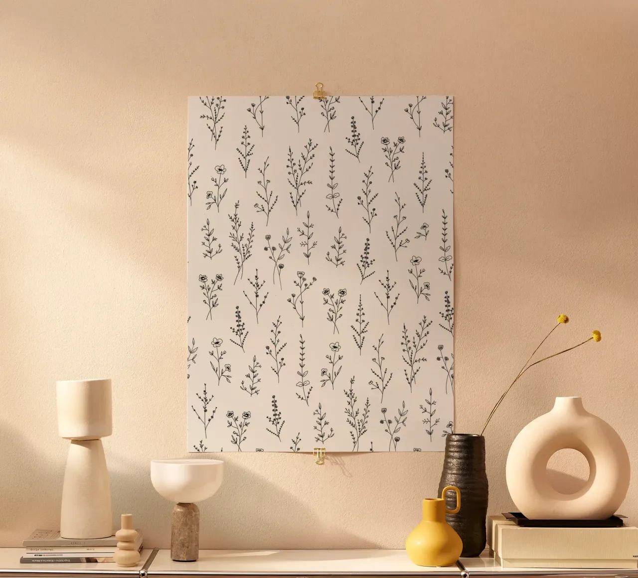 New Wildflowers Pattern poster da anisillustration
