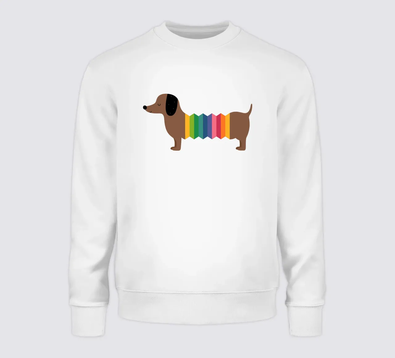 Arcobaleno Dooooog felpa da Andy Westface