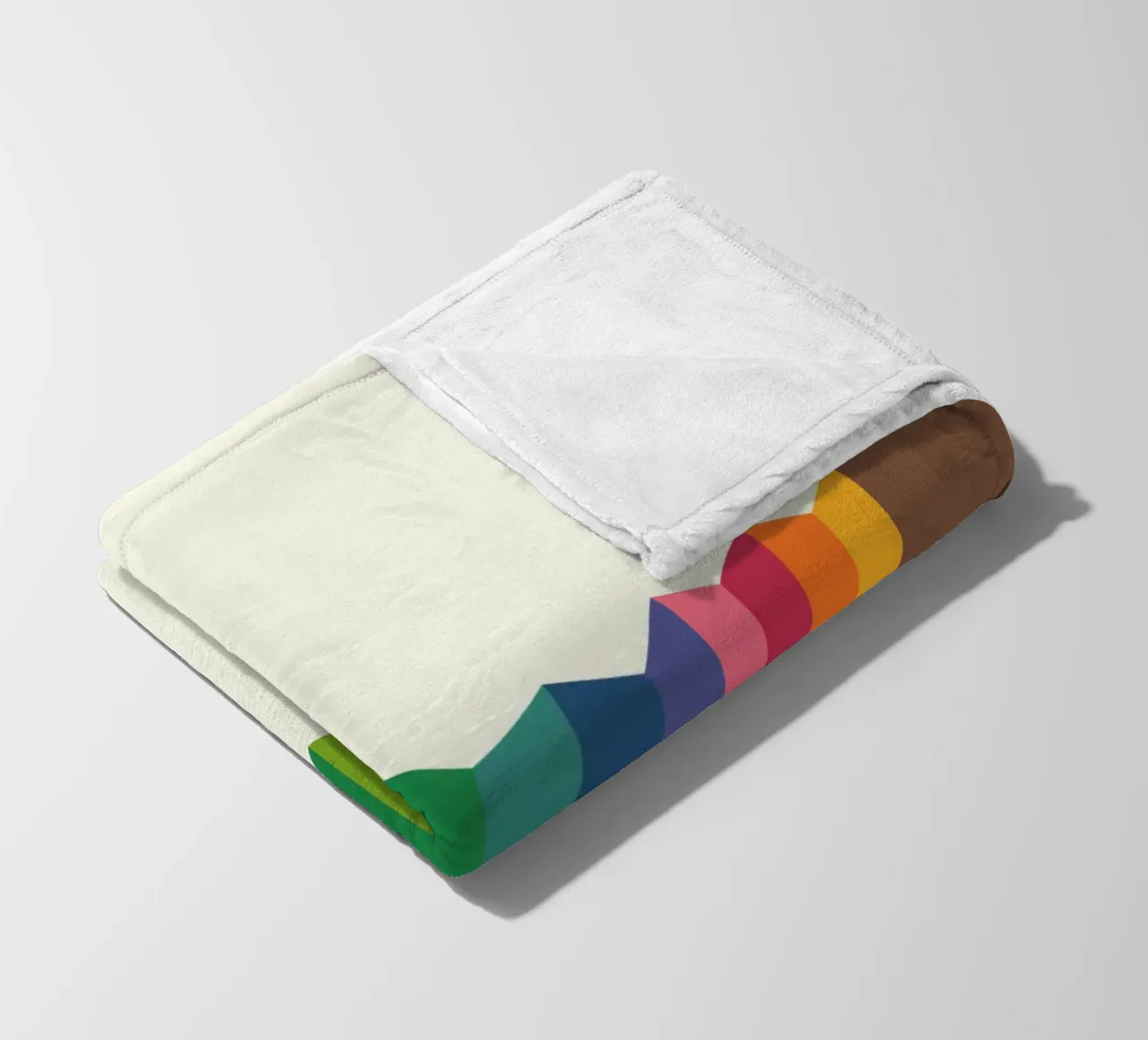 Arcobaleno Dooooog coperta in pile da Andy Westface