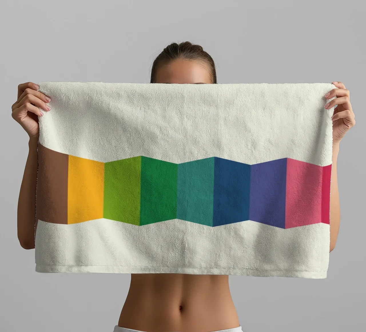 Arcobaleno Dooooog asciugamano da bagno da Andy Westface