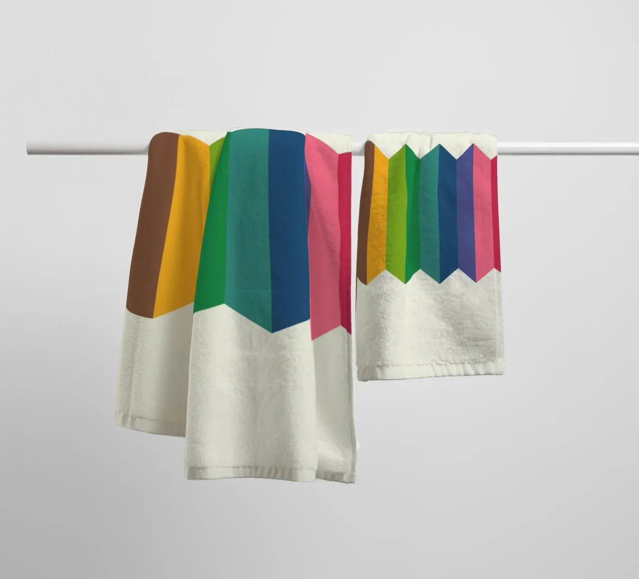 Arcobaleno Dooooog asciugamano da bagno da Andy Westface