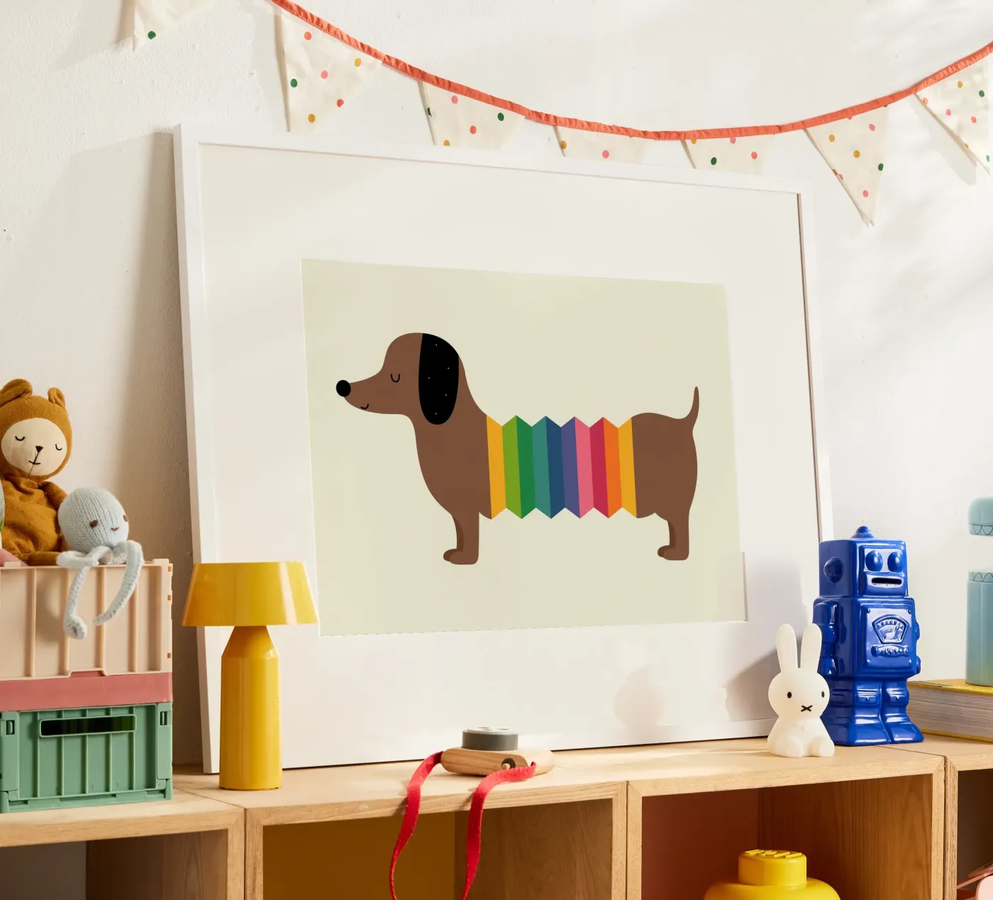 Arcobaleno Dooooog poster da Andy Westface