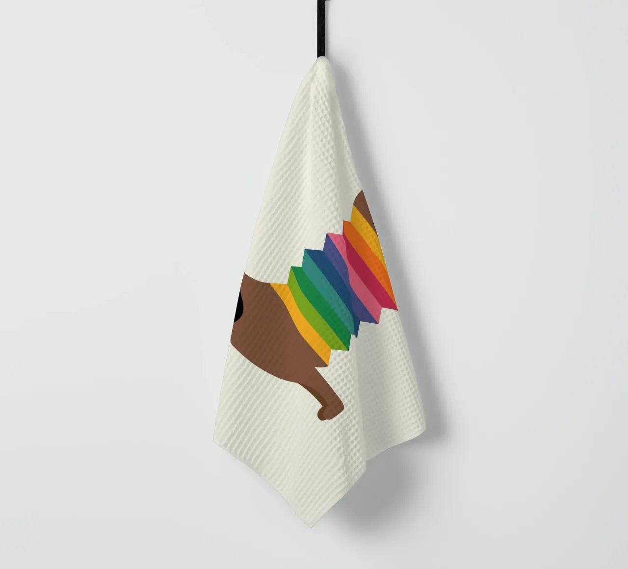 Arcobaleno Dooooog canovaccio da cucina da Andy Westface