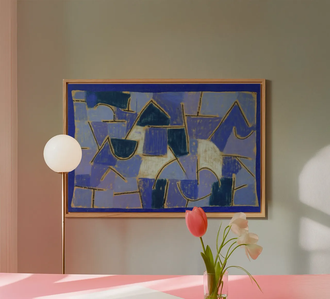 Paul Klee - Notte blu alluminio dibond da ARTOTHEK