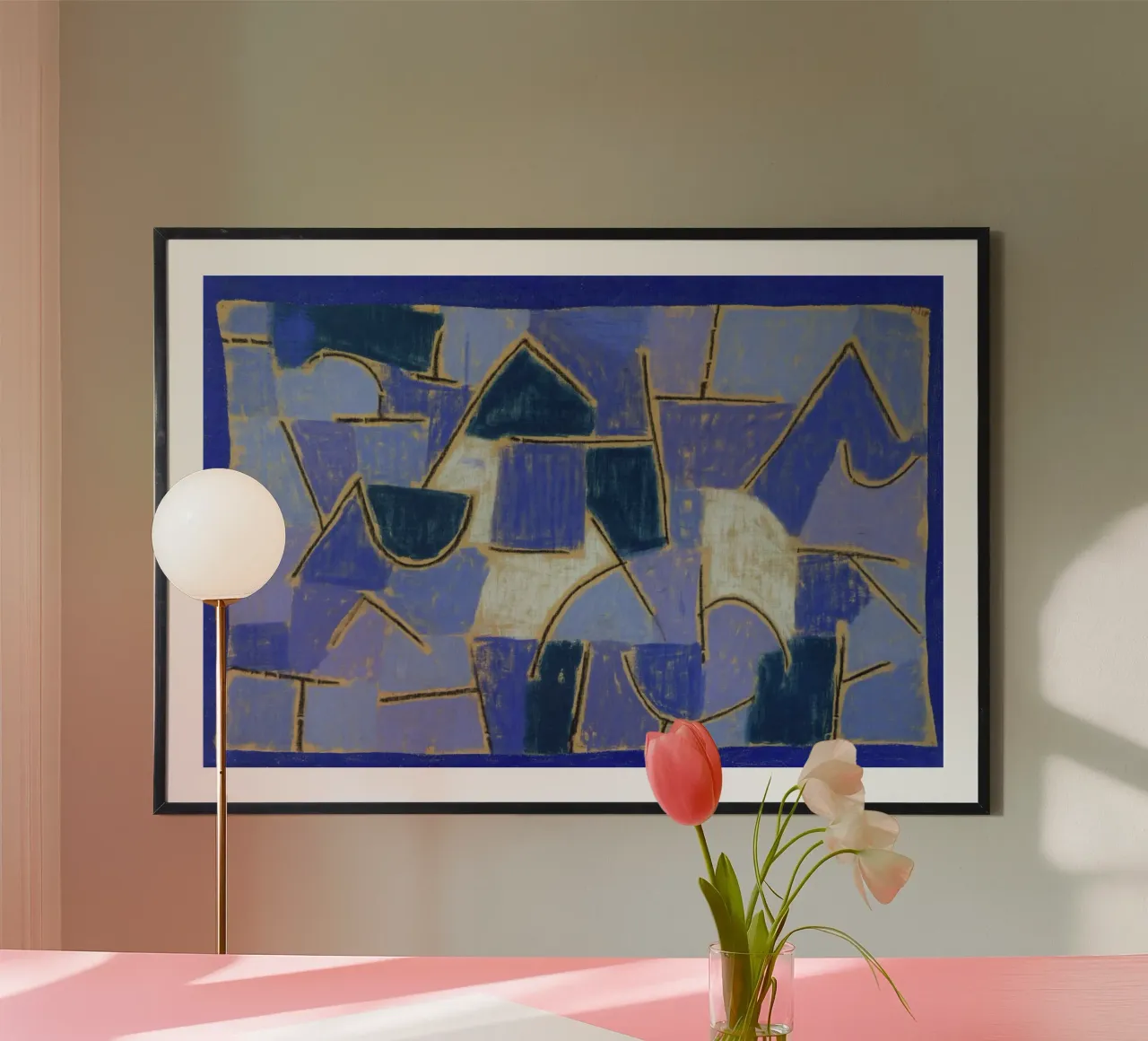 Paul Klee - Notte blu carta hahnemühle da ARTOTHEK