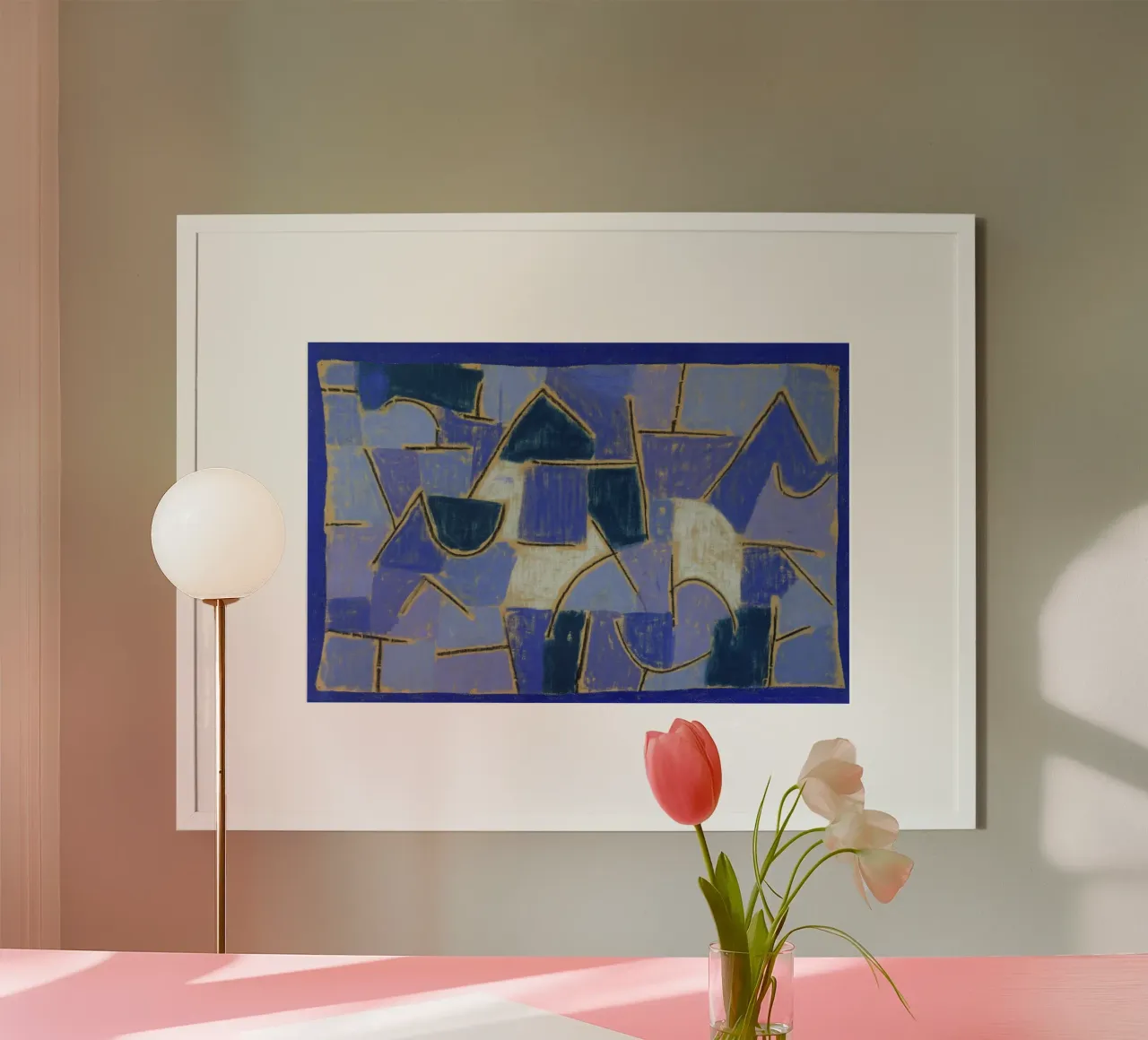 Paul Klee - Notte blu carta hahnemühle da ARTOTHEK