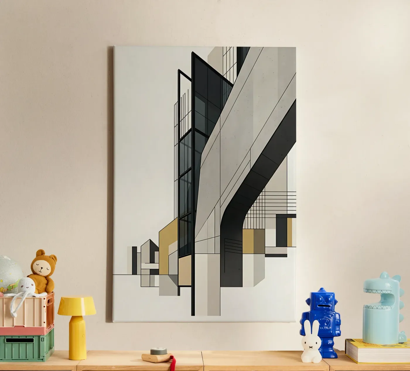 Structural Geometry toile de ZEN ARCHITECTS