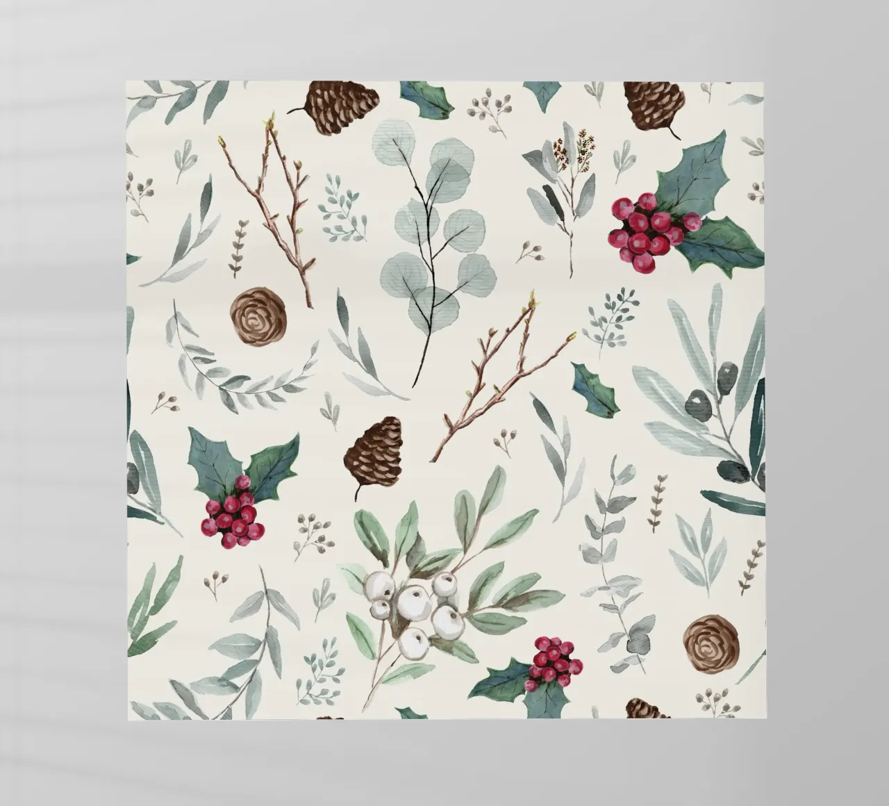 Holidays Botanical Pattern pellicola backlit da anisillustration
