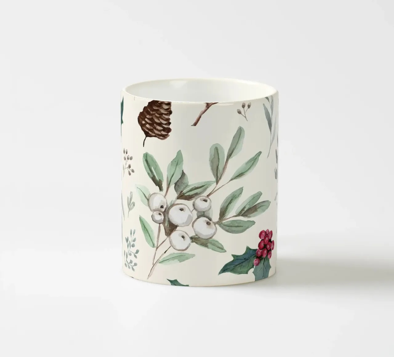 Holidays Botanical Pattern tazza in ceramica da anisillustration