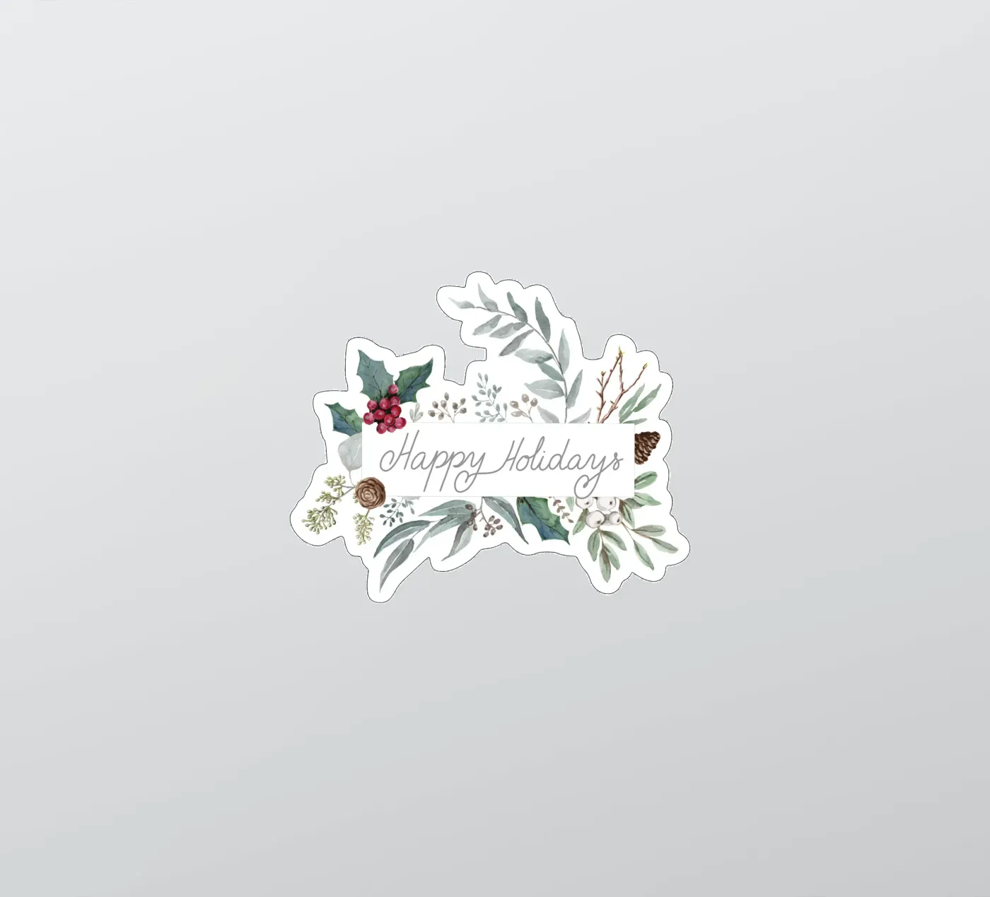Holidays Botanical Pattern sticker van anisillustration