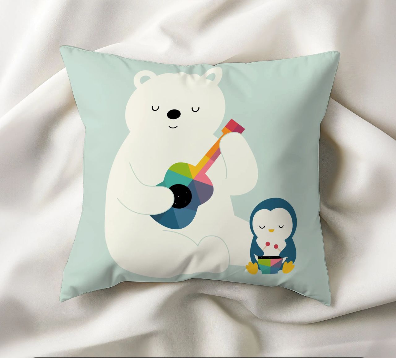 Un petit groupe coussin de Andy Westface