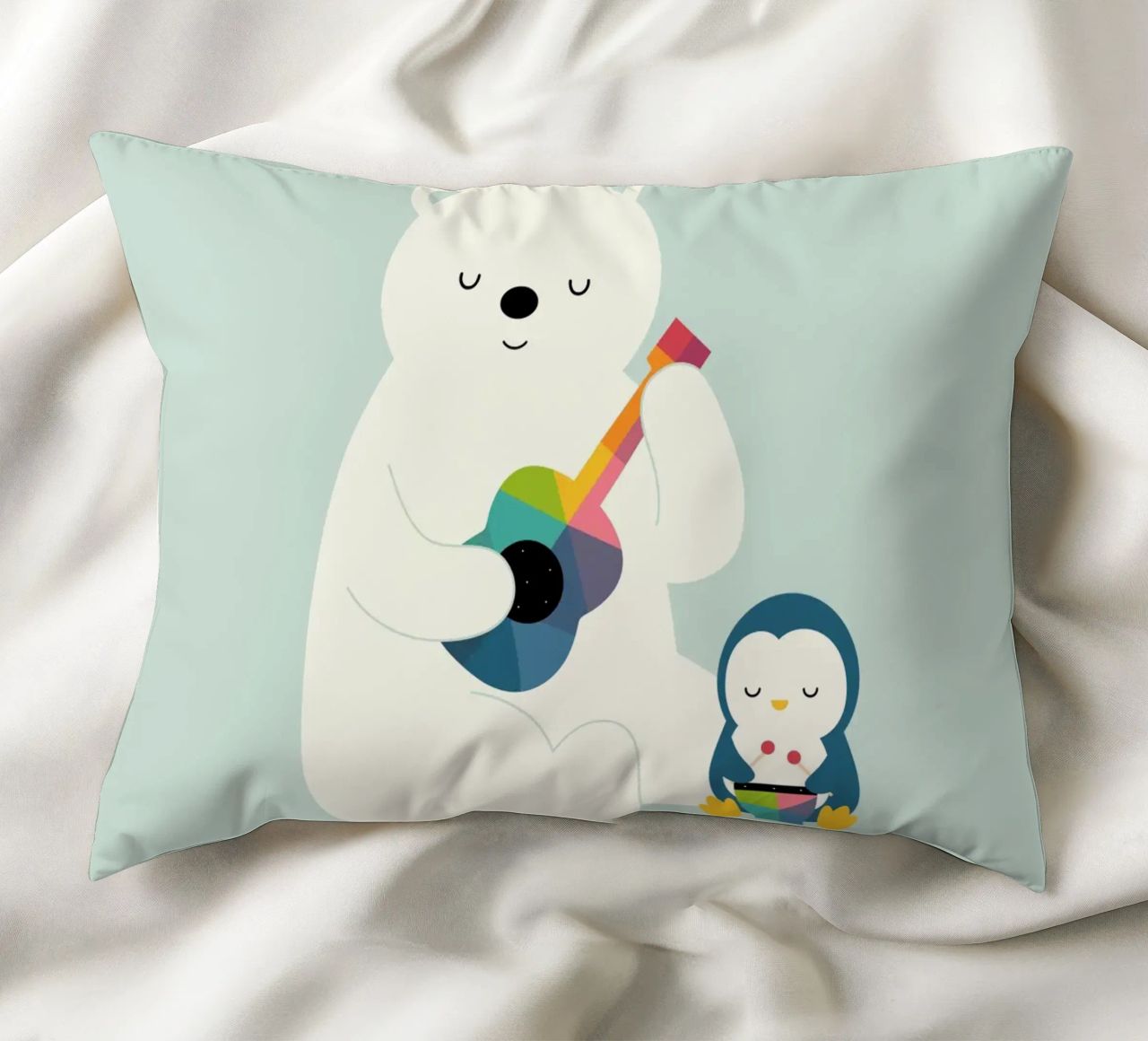 Un petit groupe coussin de Andy Westface