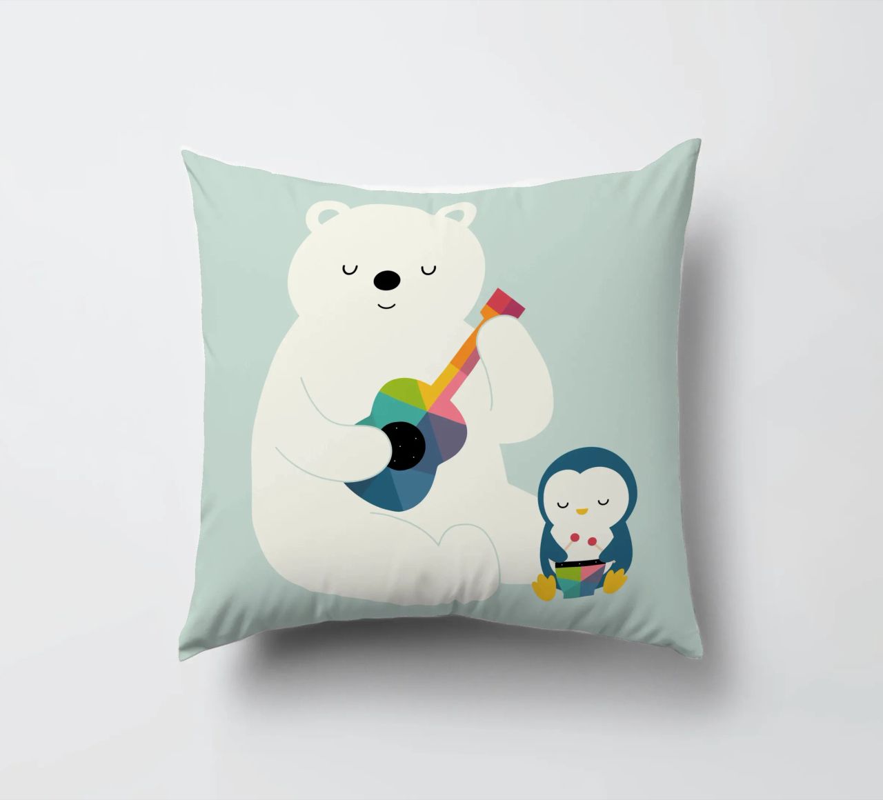 Un petit groupe coussin de Andy Westface