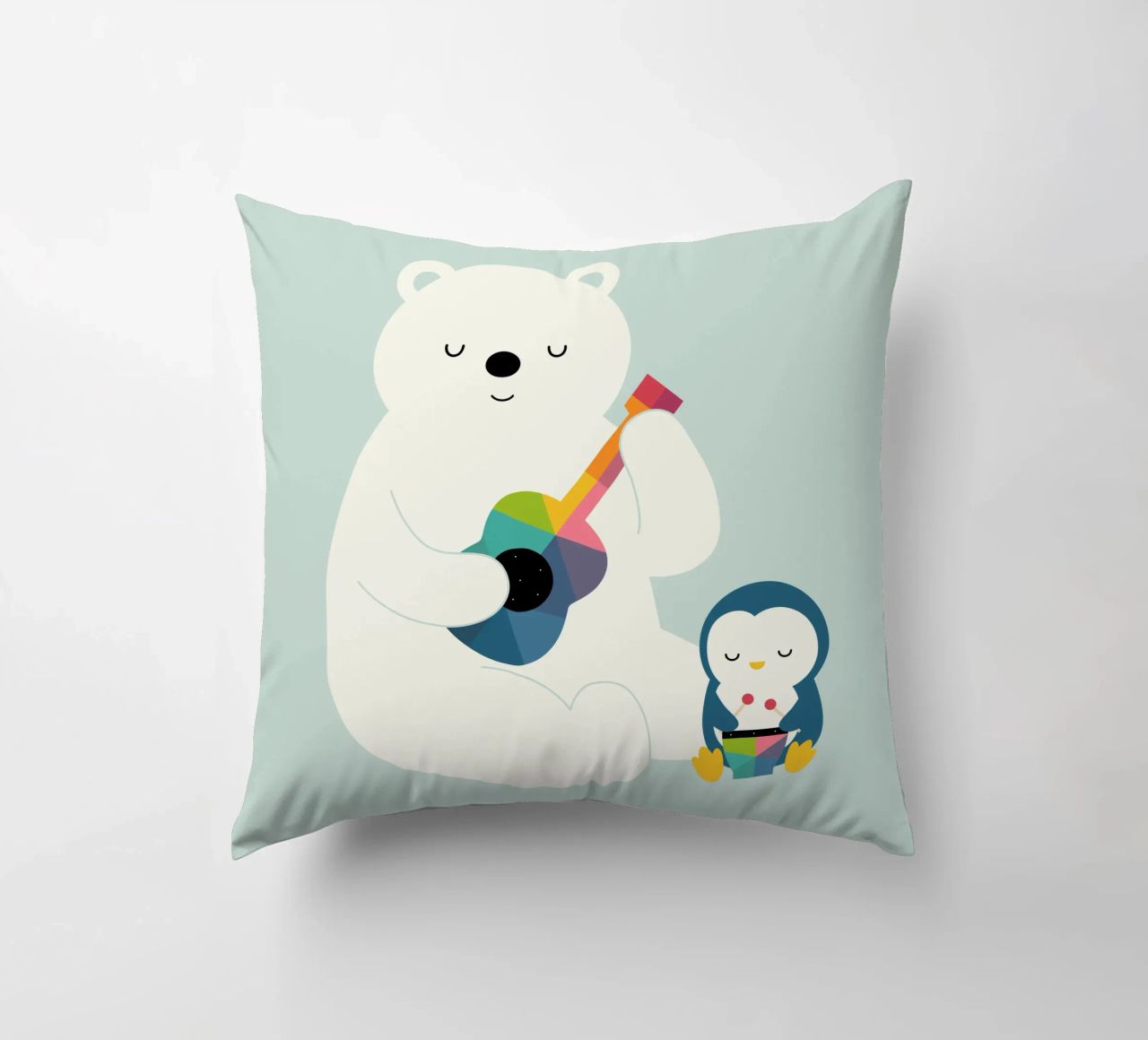 Un petit groupe coussin de Andy Westface