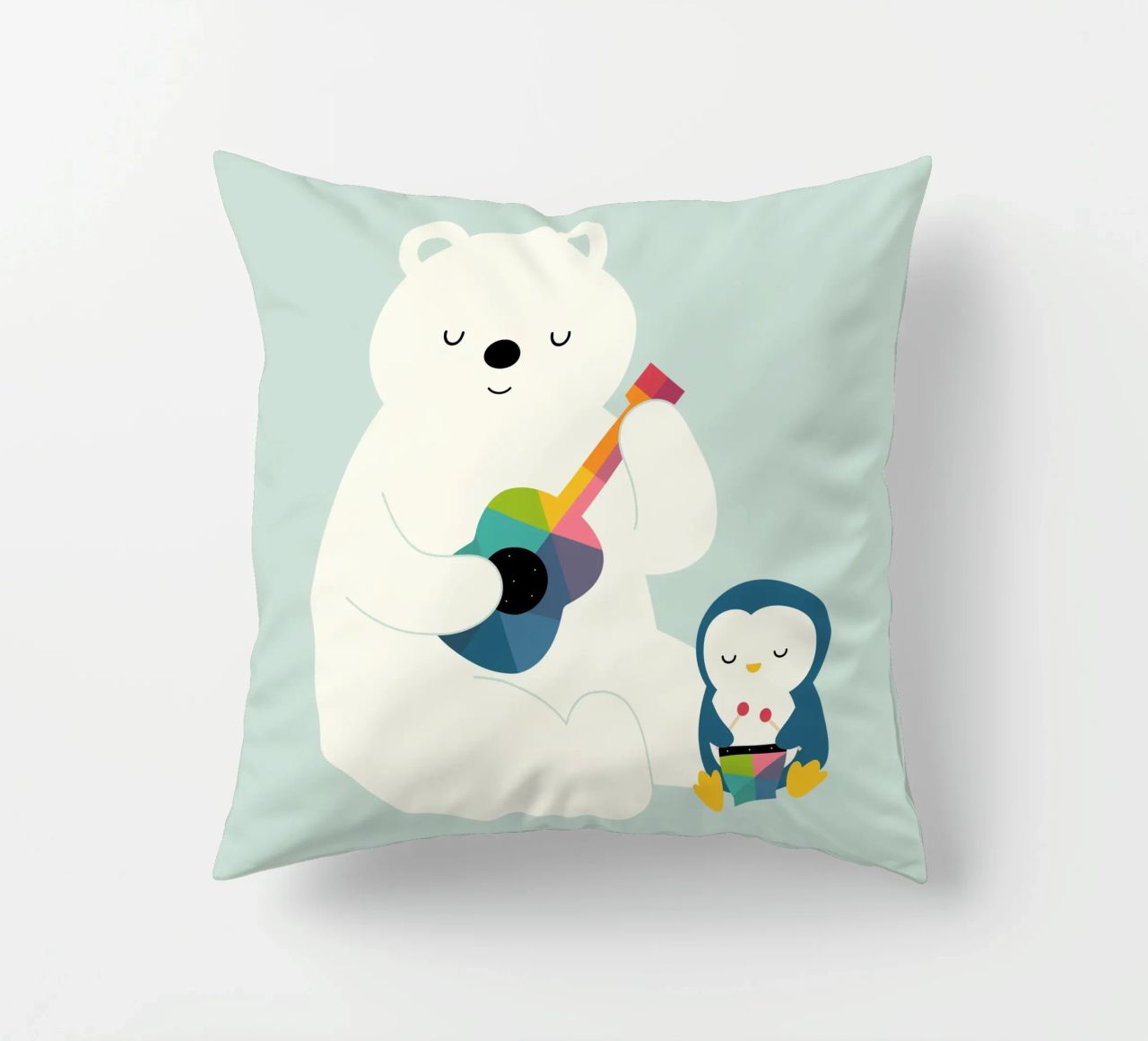 Un petit groupe coussin de Andy Westface