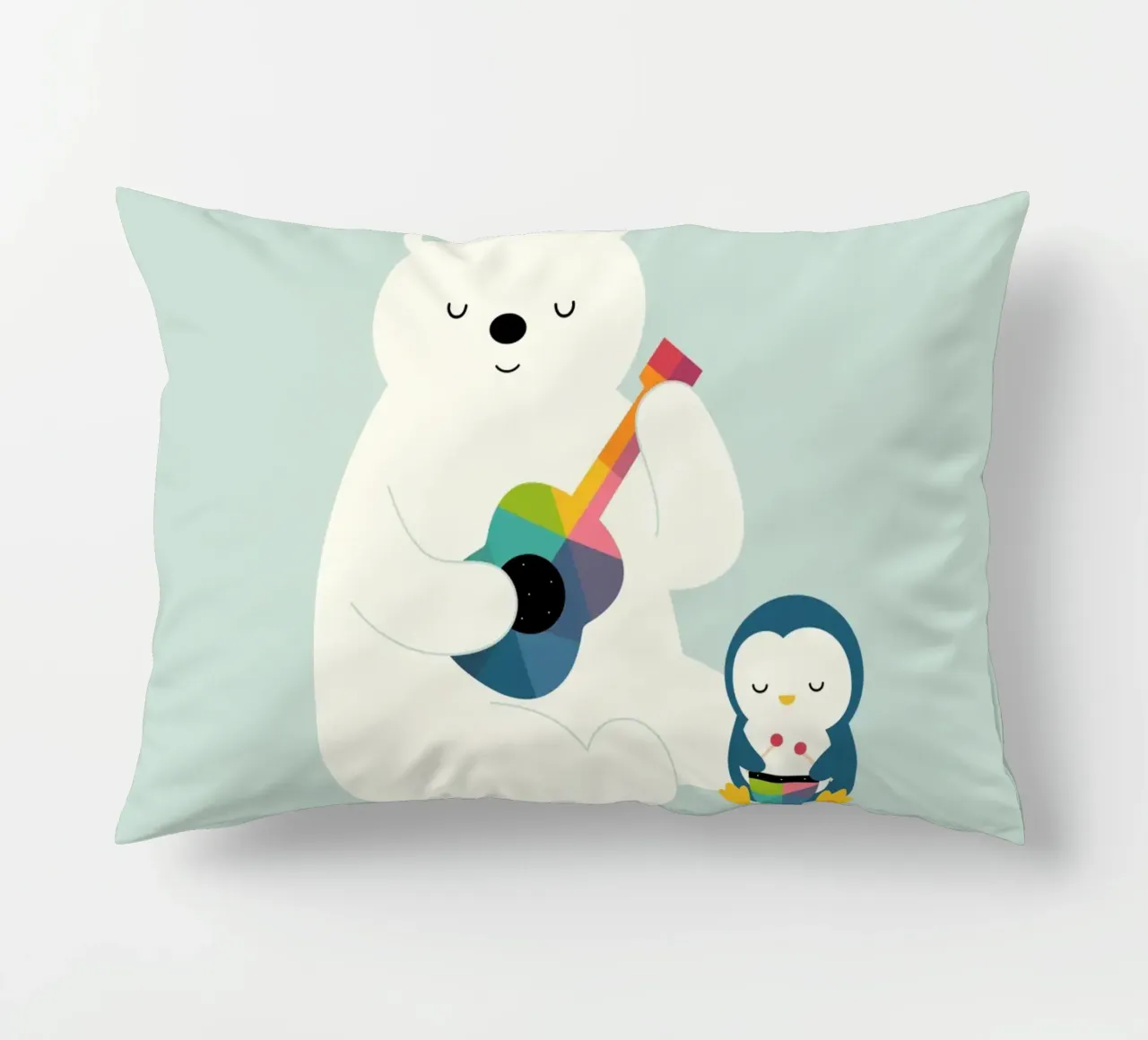 Eine kleine Band Kissen von Andy Westface