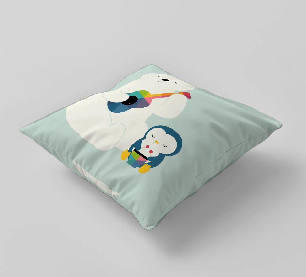 Un petit groupe coussin de Andy Westface