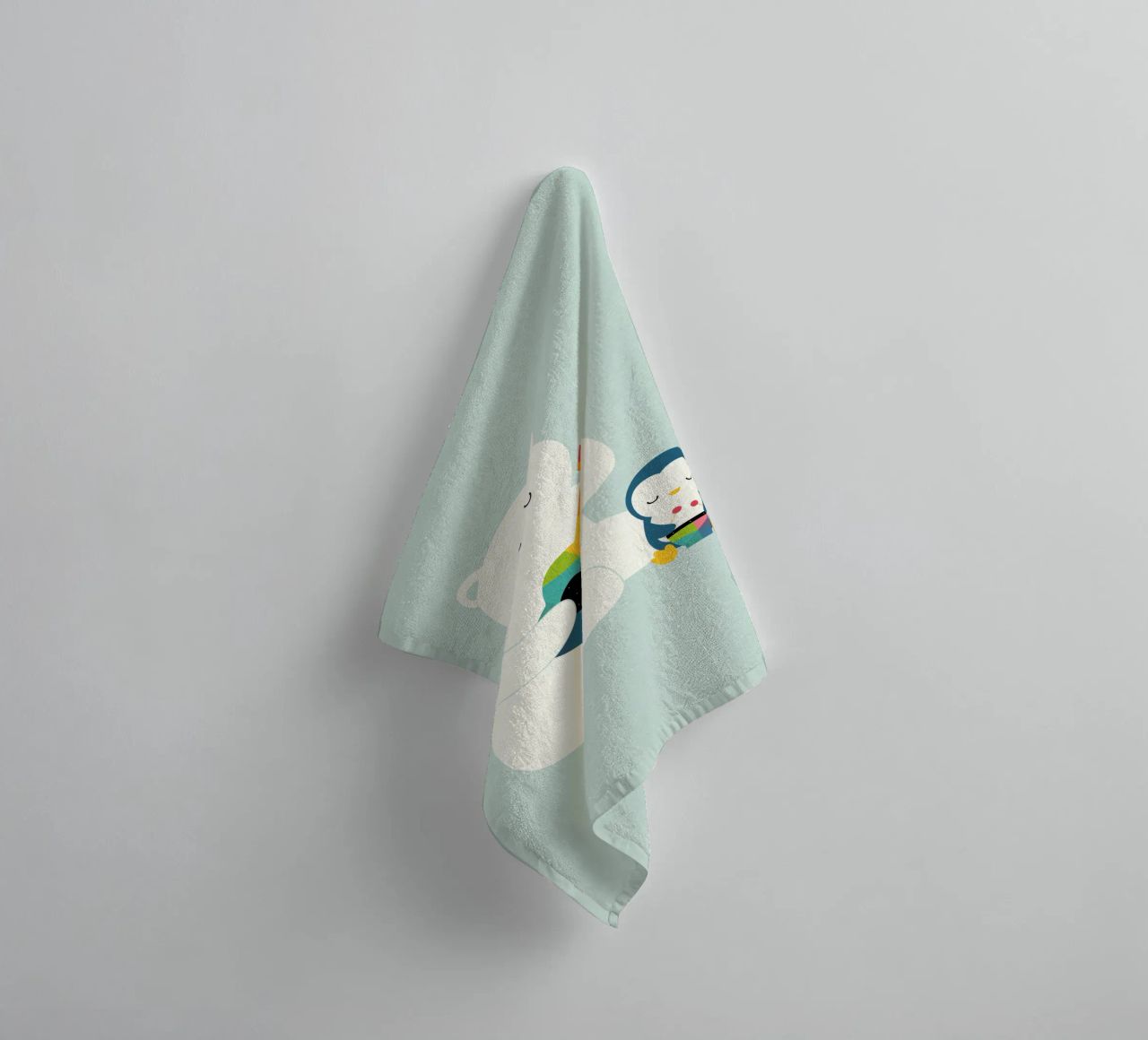 Un petit groupe serviette de bain de Andy Westface
