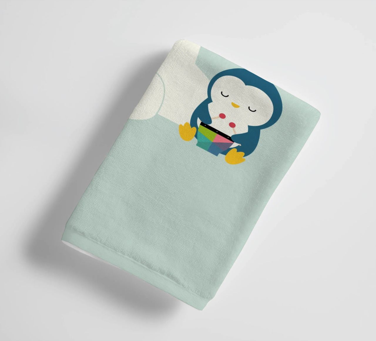 Un petit groupe serviette de bain de Andy Westface