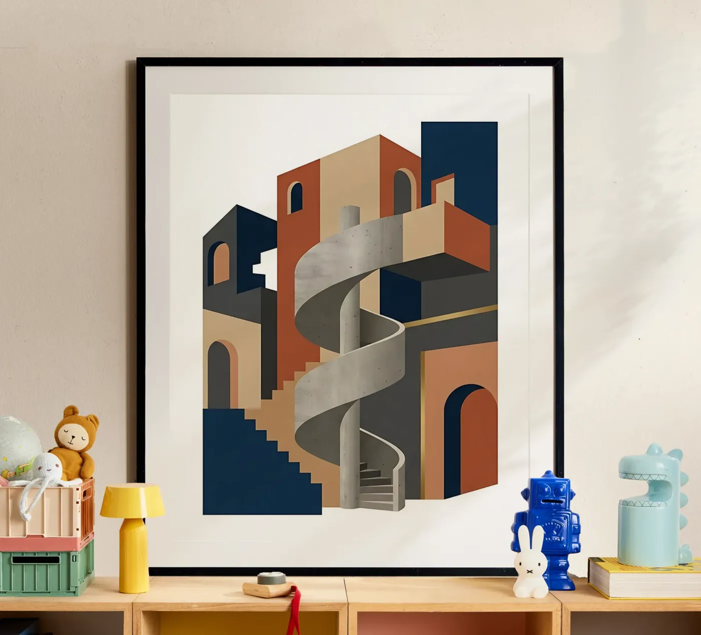 Intertwining Spaces Poster von ZEN ARCHITECTS