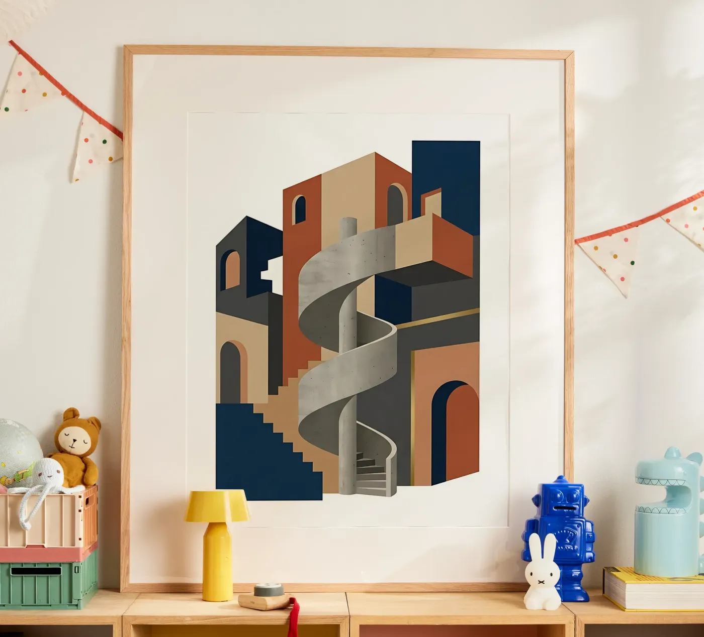 Intertwining Spaces Poster von ZEN ARCHITECTS