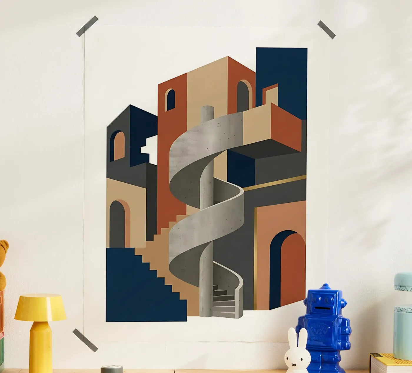 Intertwining Spaces Poster von ZEN ARCHITECTS