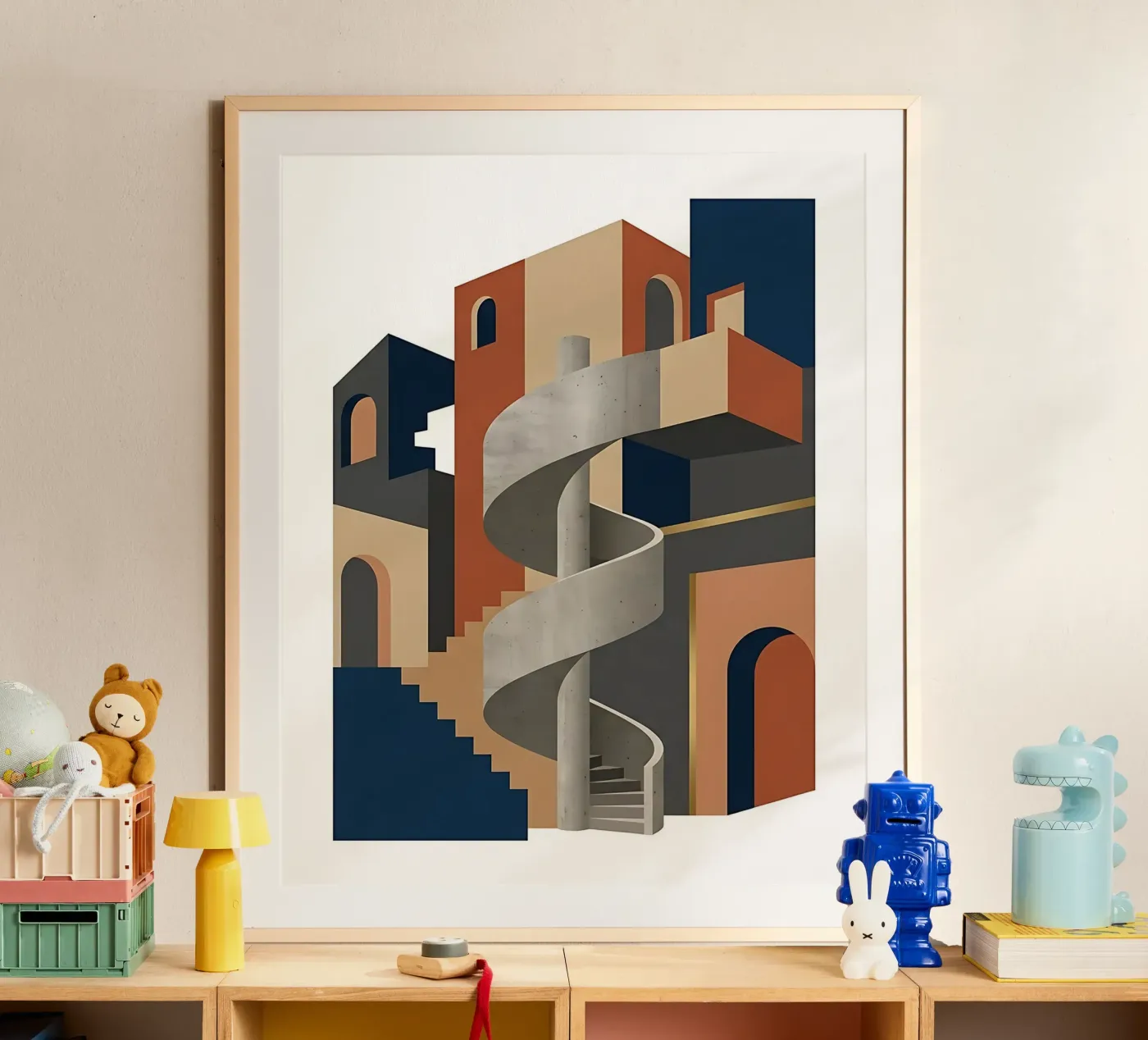 Intertwining Spaces Poster von ZEN ARCHITECTS